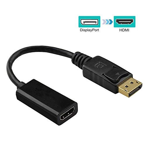 BOXNUBE Display Port DP to HDMI Adapter Converter Cable for PC & Laptops | Supports Full HD BOXNUBE Display Port DP to HDMI Adapter Converter Cable for PC & Laptops | Supports Full HD